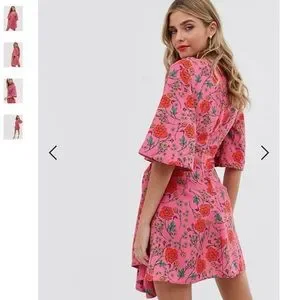 Finders Keepers Dresses Finders Keepers Hana Floral Print Wrap Mini Dress Poshmark